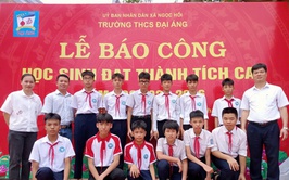 Trường THCS Đại Áng tổ chức Lễ báo công dâng Bác tại khu di tích lịch sử - văn hóa làng Khoa bảng Nguyệt Áng