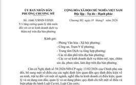 UBND phường Chương Mỹ tăng cường quản lý hoạt động kinh doanh dịch vụ thẩm mỹ trên địa bàn