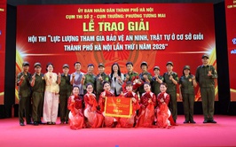 Phường Định Công xuất sắc giành giải Ba Hội thi “Lực lượng tham gia bảo vệ an ninh, trật tự ở cơ sở giỏi” Cụm thi số 2 – Thành phố Hà Nội