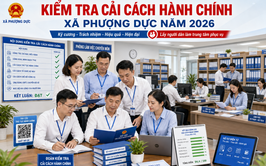 Xã Phượng Dực kiểm tra công tác cải cách hành chính, công vụ 
năm 2026