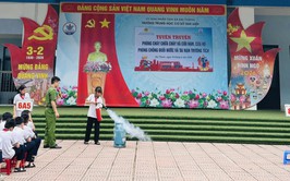 TRƯỜNG THCS TAM HIỆP TỔ CHỨC TUYÊN TRUYỀN PHÒNG CHÁY CHỮA CHÁY, CỨU NẠN CỨU HỘ, PHÒNG CHỐNG ĐUỐI NƯỚC VÀ TAI NẠN THƯƠNG TÍCH