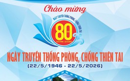 Phát huy truyền thống 80 năm ngày phòng, chống thiên tai Việt Nam (22/5/1946 - 22/5/2026)