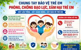 CHUNG TAY BẢO VỆ TRẺ EM PHÒNG, CHỐNG BẠO LỰC, XÂM HẠI TRẺ EM
