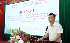 Gần 300 cán bộ, tuyên truyền viên xã Thanh Oai được phổ biến, tập huấn về Luật Thủ đô năm 2026