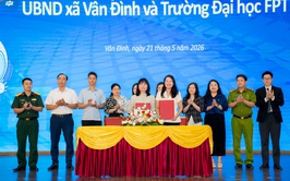 XÃ VÂN ĐÌNH KÝ KẾT HỢP TÁC VỚI ĐẠI HỌC FPT THÚC ĐẨY CHUYỂN ĐỔI SỐ CƠ SỞ
