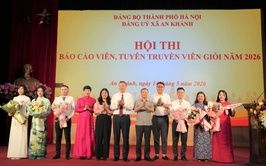 Hội thi Báo cáo viên, tuyên truyền viên giỏi xã An Khánh năm 2026