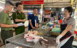 Xã Đan Phượng tăng cường quản lý hoạt động giết mổ, vận chuyển, kinh doanh động vật và sản phẩm động vật trên địa bàn