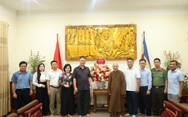 Lãnh đạo xã Mê Linh thăm, chúc mừng các cở sở Phật giáo nhân dịp mừng Đại lễ Phật đản năm 2026