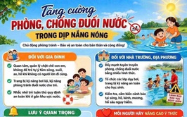 Chủ động phòng, chống đuối nước trẻ em trong mùa hè
