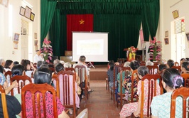 Trạm y tế xã Quảng Bị truyền thông hướng dẫn theo dõi sức khoẻ, phát hiện sớm bệnh tăng huyết áp, đái tháo đường