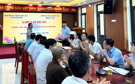 HĐND xã Vĩnh Thanh tổ chức hội nghị tập huấn, bồi dưỡng kỹ năng nghiệp vụ cho đại biểu HĐND xã khóa II, nhiệm kỳ 2026 – 2031.