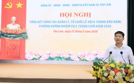 ĐẢNG ỦY – HĐND – UBND – UB MTTQ VIỆT NAM XÃ THƯ LÂM TỔ CHỨC HỘI NGHỊ TỔNG KẾT CÔNG TÁC QUẢN LÝ, TỔ CHỨC LỄ HỘI 6 THÁNG ĐẦU NĂM 2026