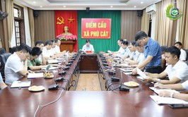 Ban Chỉ đạo Giải phóng mặt bằng xã Phú Cát giao ban đánh giá tiến độ thực hiện các dự án đầu tư xây dựng trên địa bàn