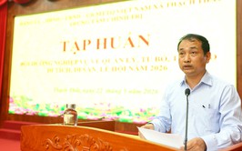 THẠCH THẤT: TẬP HUẤN VỀ QUẢN LÝ, TU BỔ, TÔN TẠO DI TÍCH, DI SẢN LỄ HỘI NĂM 2026