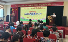 Phụ nữ Ngọc Hà tham gia tập huấn Luật Thủ đô (sửa đổi)