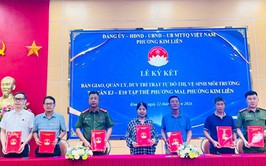 Phường Kim Liên tăng cường giải pháp về bảo đảm trật tự đô thị