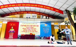 Phúc Thọ tăng cường trang bị kỹ năng phòng chống đuối nước, xâm hại và bạo lực trẻ em cho học sinh