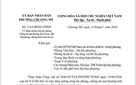 Phường Chương Mỹ tăng cường công tác phòng, chống tai nạn thương tích và đuối nước trẻ em