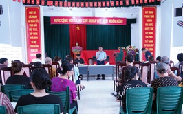 Phường Chương Mỹ đối thoại, tiếp thu ý kiến người dân về phương án bồi thường, hỗ trợ, tái định cư Dự án cải tạo, nâng cấp Quốc lộ 6 tại TDP Yên Phúc