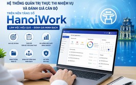 Đẩy mạnh triển khai hệ thống quản trị thực thi nhiệm vụ và đánh giá cán bộ trên HanoiWork