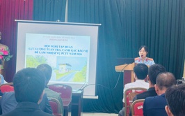 Phúc Thọ tập huấn cho lực lượng tuần tra, canh gác bảo vệ trên các điểm canh đê năm 2026