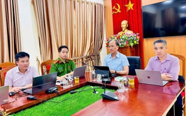 Đội ngũ cán bộ xã Nam Phù tham gia lớp bồi dưỡng nâng cao năng lực, xử lý tình huống thực tiễn bằng hình thức trực tuyến
