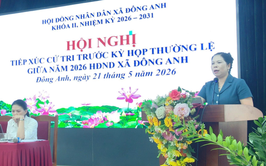 Tổ đại biểu HĐND số 01 và 04 xã Đông Anh khoá II, nhiệm kỳ 2026-2031 tiếp xúc cử tri trước kỳ họp thường lệ giữa năm 2026