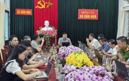  XÃ DÂN HOÀ THAM DỰ HỘI NGHỊ TẬP HUẤN TRỰC TUYẾN BỒI DƯỠNG NÂNG CAO NĂNG LỰC, XỬ LÝ TÌNH HUỐNG THỰC TIỄN ĐỐI VỚI ĐỘI NGŨ CÁN BỘ CƠ SỞ