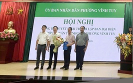 PHƯỜNG VĨNH TUY CÔNG BỐ BAN ĐẠI DIỆN HỘI ĐỒNG QUẢN TRỊ NGÂN HÀNG CHÍNH SÁCH PHƯỜNG VĨNH TUY