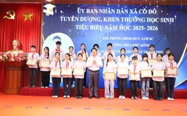 XÃ CỔ ĐÔ TỔ CHỨC TUYÊN DƯƠNG, KHEN THƯỞNG HỌC SINH VÀ GIÁO VIÊN TIÊU BIỂU NĂM HỌC 2025 – 2026