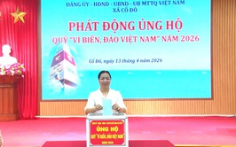 XÃ CỔ ĐÔ VẬN ĐỘNG ỦNG HỘ QUỸ “VÌ BIỂN, ĐẢO VIỆT NAM” ĐẠT HƠN 348 TRIỆU ĐỒNG