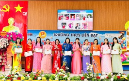 TRƯỜNG THCS LIÊN BẠT TỔ CHỨC LỄ TỔNG KẾT NĂM HỌC 2025 – 2026