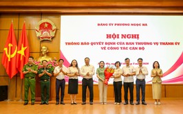 Đồng chí Đỗ Thị Lan Hương giữ chức Bí thư Đảng ủy phường Ngọc Hà