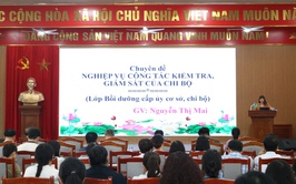 Mê Linh tổ chức lớp bồi dưỡng nghiệp vụ công tác kiểm tra, giám sát đối với tổ chức Đảng và đảng viên