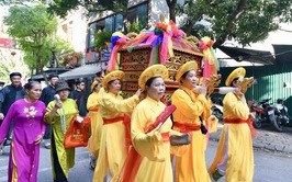Lễ dâng hương tưởng niệm Đức Phù Đổng Thiên Vương tại Đền Sóc – nét đẹp văn hóa tâm linh của phường Xuân Đỉnh