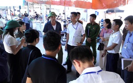 Xã Bình Minh kiểm tra điều kiện hoạt động tại các chợ và điểm kinh doanh tự phát