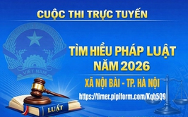 Thông báo công khai kết quả Cuộc thi tìm hiểu pháp luật trực tuyến năm 2026
