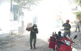 Phường Phúc Lợi diễn tập kỹ năng xử lý cháy và cứu nạn, cứu hộ ở ngõ nhỏ, ngách hẹp