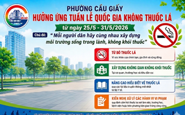 HƯỞNG ỨNG TUẦN LỄ QUỐC GIA KHÔNG THUỐC LÁ (25/05 - 31/05)