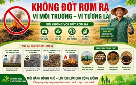 KHÔNG ĐỐT RƠM RẠ, PHỤ PHẨM NÔNG NGHIỆP SAU THU HOẠCH
