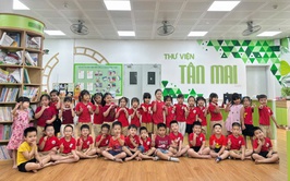 TRẺ MẪU GIÁO 5 TUỔI TRƯỜNG MẦM NON HOA MAI THAM QUAN TRƯỜNG TIỂU HỌC TÂN MAI