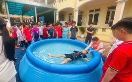 XÃ BẤT BẠT CHỦ ĐỘNG PHÒNG CHỐNG ĐUỐI NƯỚC VÀ TAI NẠN THƯƠNG TÍCH CHO TRẺ EM DỊP HÈ