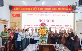 Xã Kiều Phú tổ chức gặp mặt, chúc mừng Chư tôn đức Tăng Ni và đồng bào Phật tử nhân dịp Đại lễ Phật đản Phật lịch 2570 – Dương lịch 2026
