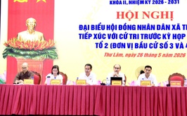 Hội nghị tiếp xúc cử tri trước Kỳ họp thứ Ba HĐND xã Thư Lâm khóa II, nhiệm kỳ 2026 – 2031 tại Tổ đại biểu số 2