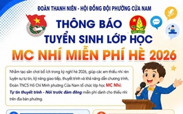 [TUYỂN SINH LỚP MC NHÍ MIỄN PHÍ HÈ 2026]