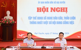 Hội nghị UBND xã họp bàn thống nhất một số nội dung công việc