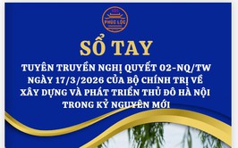 Sổ tay tuyên truyền Nghị quyết 02-NQ/TW ngày 17/3/2026 của Bộ Chính trị về xây dựng và phát triển Thủ đô Hà Nội trong kỷ nguyên mới