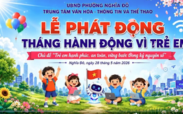 PHƯỜNG NGHĨA ĐÔ TUYÊN TRUYỀN BỘ NHẬN DIỆN THÁNG HÀNH ĐỘNG VÌ TRẺ EM NĂM 2026