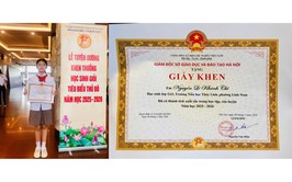 Em Nguyễn Lê Khánh Chi – Tấm gương Liên đội trưởng tiêu biểu của trường Tiểu học Thúy Lĩnh