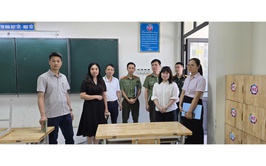 Xã Vân Đình kiểm tra công tác chuẩn bị kỳ thi vào lớp 10